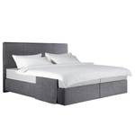 Lit boxspring Neil Gris - 200 x 200cm - D2 souple