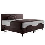 Lit boxspring Celina Marron foncé - 160 x 200cm - D2 souple