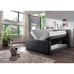 Boxspringbett Calina Anthrazit - 160 x 200cm - H3