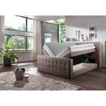 Boxspringbett Calina Schlamm - 160 x 200cm - H2