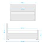 Lit boxspring Calina Mocca - 160 x 200cm - D4 ferme