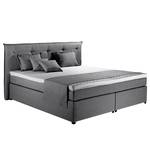 Lit boxspring Heiko Gris - 180 x 200cm - D2 souple