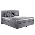 Boxspringbett Heiko Silber - 200 x 200cm - H2