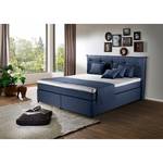 Boxspring Heiko Donkerblauw - 180 x 200cm - H3 medium