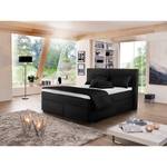 Boxspring Clark Zwart - 140 x 200cm - H3 medium