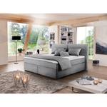 Lit boxspring Clark Argenté - 200 x 200cm - D4 ferme