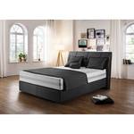 Boxspring Miro Antraciet - 140 x 200cm - H3 medium