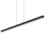 LED-Pendelleuchte Light Stripe Aluminium - 1-flammig - Schwarz