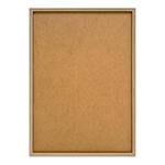 Gerahmtes Bild Farn Natur Holzwerkstoff - Schwarz - 50 x 70 x 1,6 cm