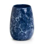 Zahnputzbecher Blue Marble Keramik - Blau - 8,5 x 11,5 cm
