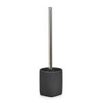 Brosse WC Dark Stone Polyrésine - Noir - 9,5 x 36,5 cm