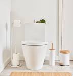 Brosse WC Chapleau Fer / Bambou / Polypropylène - Blanc - 10 x 38,4 cm - Blanc