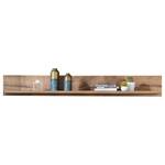 Wandplank Meevoo rustieke eikenhouten look/grafietkleurig