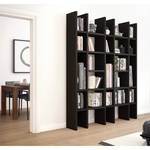 Boekenkast Emporior XII crèmewit - Eikenhouten zwartbruin look - Breedte: 170 cm