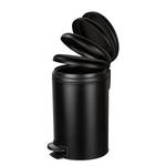 Poubelle Leman Easy Close Acier - Noir - Capacité : 12 L