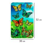 Couvre-plaques Papillon (2 él.) Verre - Multicolore