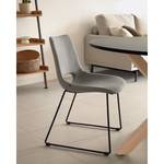 Chaises Zara II (lot de 2) Gris clair