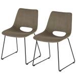 Chaises Zara (lot de 2) Taupe