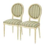 Chaises capitonnées Alison (lot de 2) Vert