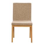 Chaises capitonnées Athie (lot de 2) Camel