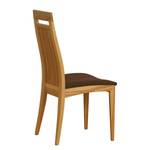 Chaises Alnor (lot de 2) Marron café