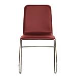 Gestoffeerde stoel Myko (set van 2) Schoorsteen rood