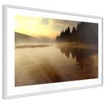 Cornice e poster Autumn Evening Polistirene / Carta - grigio / bianco - 60 x 40 cm