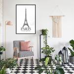 Poster Paris Is Always a Good Idea polystyreen/papierpulp - Zwart - 40 x 60 cm