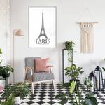 Poster Paris Is Always a Good Idea Polystyrol / Papiermass - Grau - 30 x 45 cm