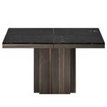 Table Dusk II Marbre / Panneau alvéolaire - Marbre noir / Eucalyptus