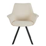 Gestoffeerde stoel Randall Beige - Textiel - 65 x 87 x 65 cm