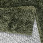 Hoogpolig vloerkleed Yogi I polyester - Antiek groen - 133 x 200 cm