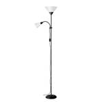 Staande lamp Spari acrylglas/aluminium - 1 lichtbron - Zwart