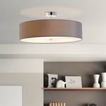 Plafondlamp Andria I textielmix/staal - 3 lichtbronnen