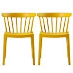 Chaises Bexley (lot de 2) Jaune moutarde