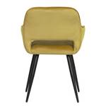 Chaises à accoudoirs Avril (lot de 2) Jaune olive