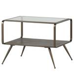 Couchtisch Ilford Glas / Metall - Antik Gold