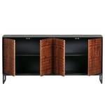 Sideboard Dynk Sheesham massiv - Sheesham / Schwarz