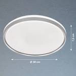 LED-plafondlamp Bellevue acryl/ijzer - 1 lichtbron - Zilver