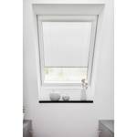 Dachfenster Plissee Haftfix Polyester - Weiß - 36 x 80 cm