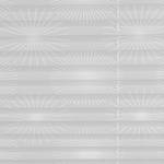 Plissé Klemfix Zon polyester - wit/zon - 45 x 130 cm