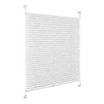 Plissee Klemmfix Pflanze Polyester - Weiß / Pflanze - 80 x 220 cm