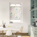Store plissé sans perçage Boho Garden Polyester - Multicolore - 60 x 130 cm