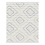 Plissé Klemfix Stripy Boho Rectangle polyester - beige - 45 x 130 cm
