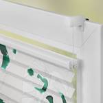 Store plissé sans perçage Monstera Polyester - Vert - 80 x 130 cm