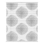 Store plissé sans perçage Stripy Drop Polyester - Blanc - 80 x 130 cm