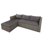 Loungegroep Barrani (2-delig) ijzer/wilgenhout - beige