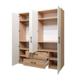 Kleiderschrank Cindy Weiß - Holzwerkstoff - 155 x 188 x 51 cm