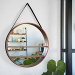 Miroir Belden Miroir en verre / Contreplaqué - Noyer