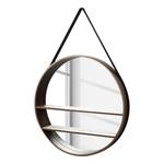Wandspiegel Belden Spiegelglas / Sperrholzplatte - Walnuss